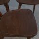 Set of 7 oak and beech plywood chairs