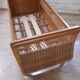 Child bed wood and rattan