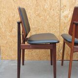 4 vintage Danish Arne Hovmand Olsen chairs