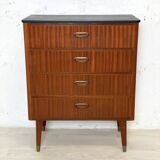 Petit commode d'appoint scandinave vintage 1960's