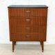 Petit commode d'appoint scandinave vintage 1960's