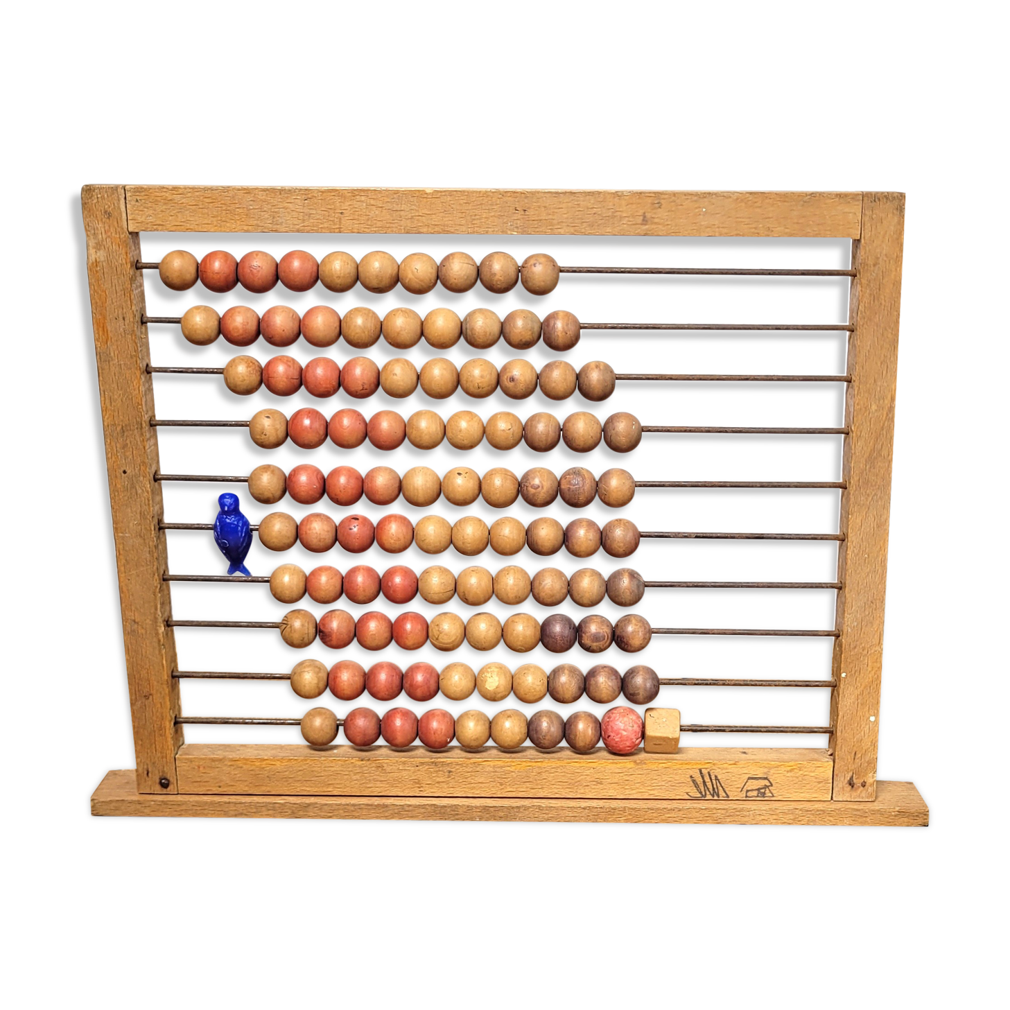 Antique wooden bowl for children