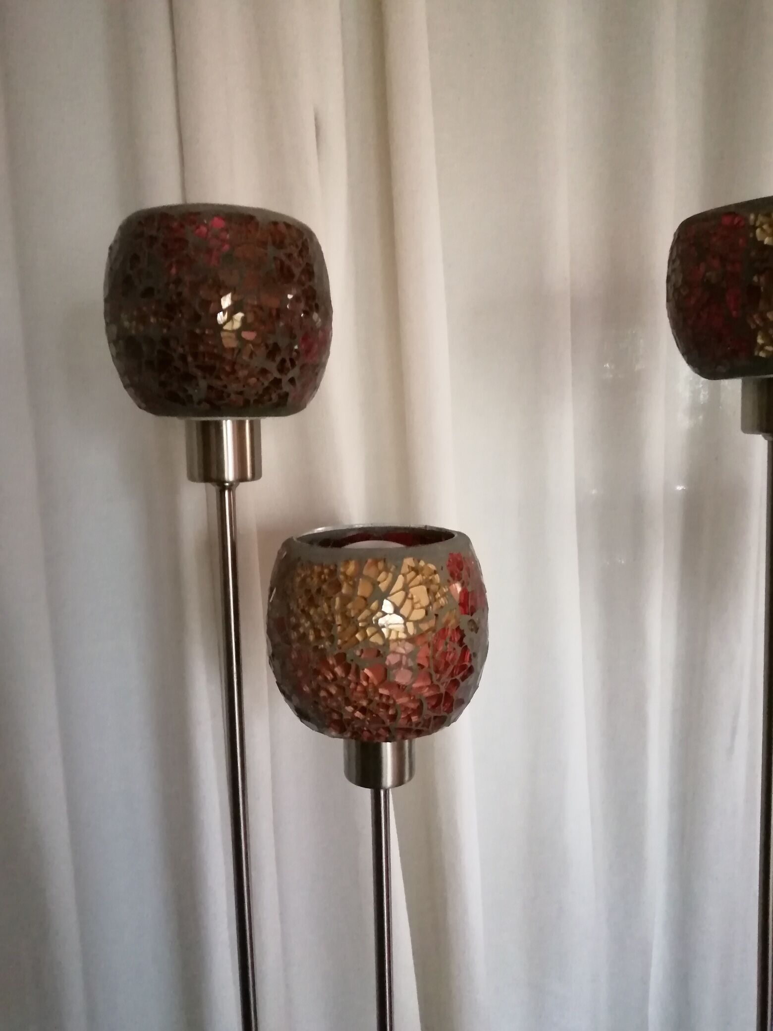 Pair of vintage lampposts an 80