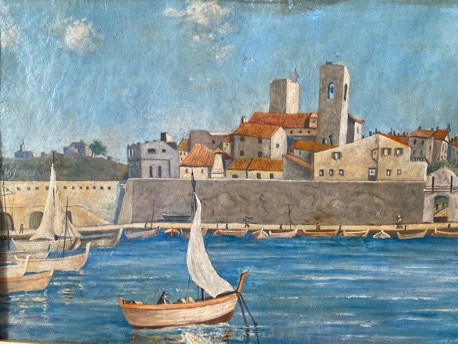 Fishing port in the Mediterranean