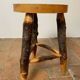 Tabouret tripode vintage