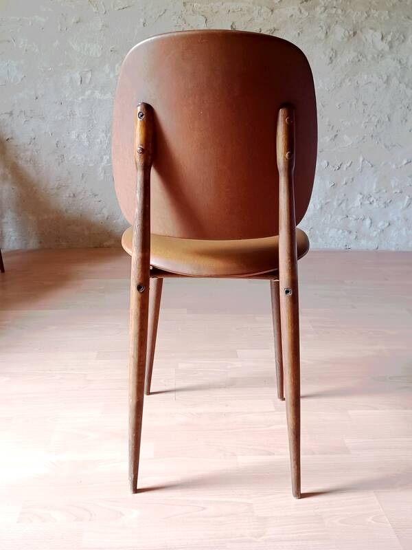 4 Baumann chairs model Pégase, 1960