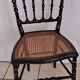 Caned chair from the Napoleonic III period