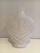 Vase hibou en verre opalin blanc. Vers 1970