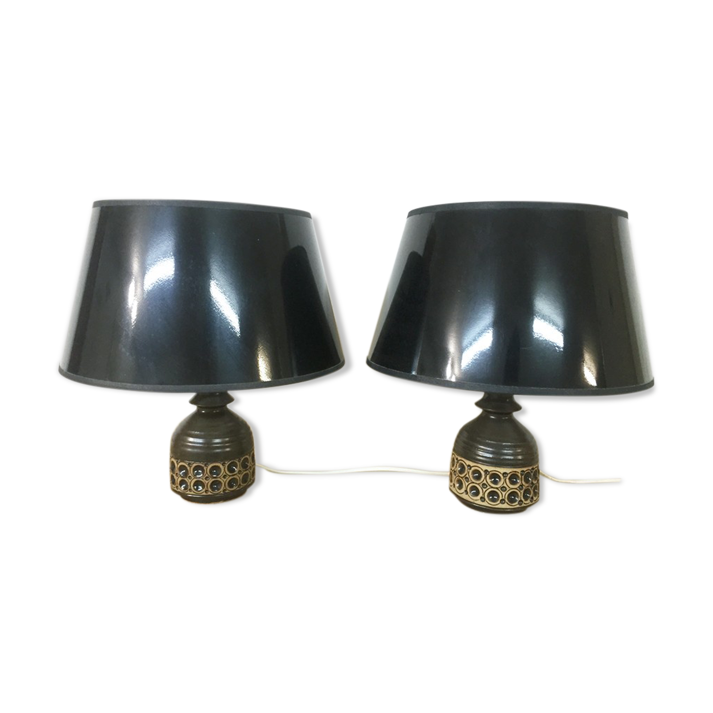 Pair bedside Pottery Jersey, 1970