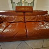 Roche Bobois leather sofa