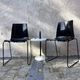 2 polycarbonate chairs 1980