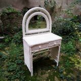 Rattan dressing table