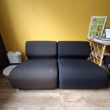 Herman Miller modular armchair – Don Chadwick – black fabric