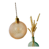 Glass globe lamp