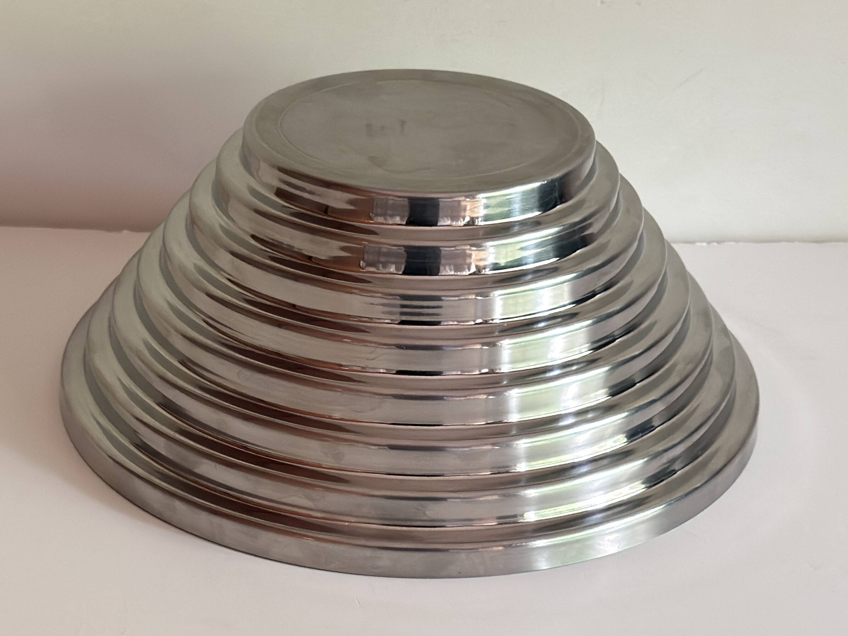 Corbeille maya - marque alessi - premiere edition annee 70