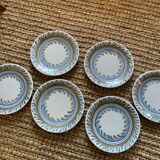 6 vintage Ceramic Roger Capron plates