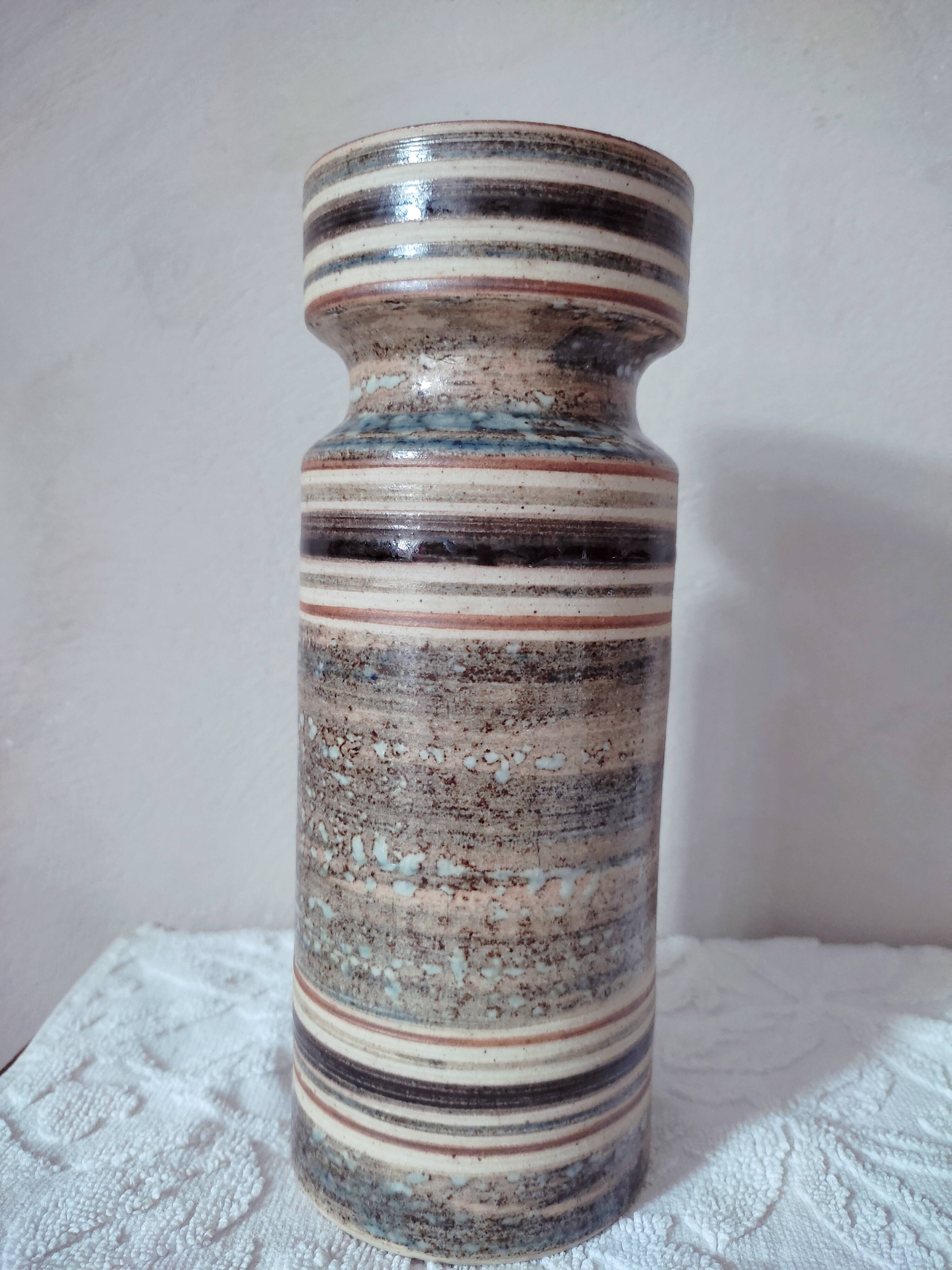 Ceramic candle holder vase