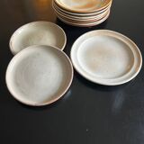 Assiettes plates Grés du Marais
