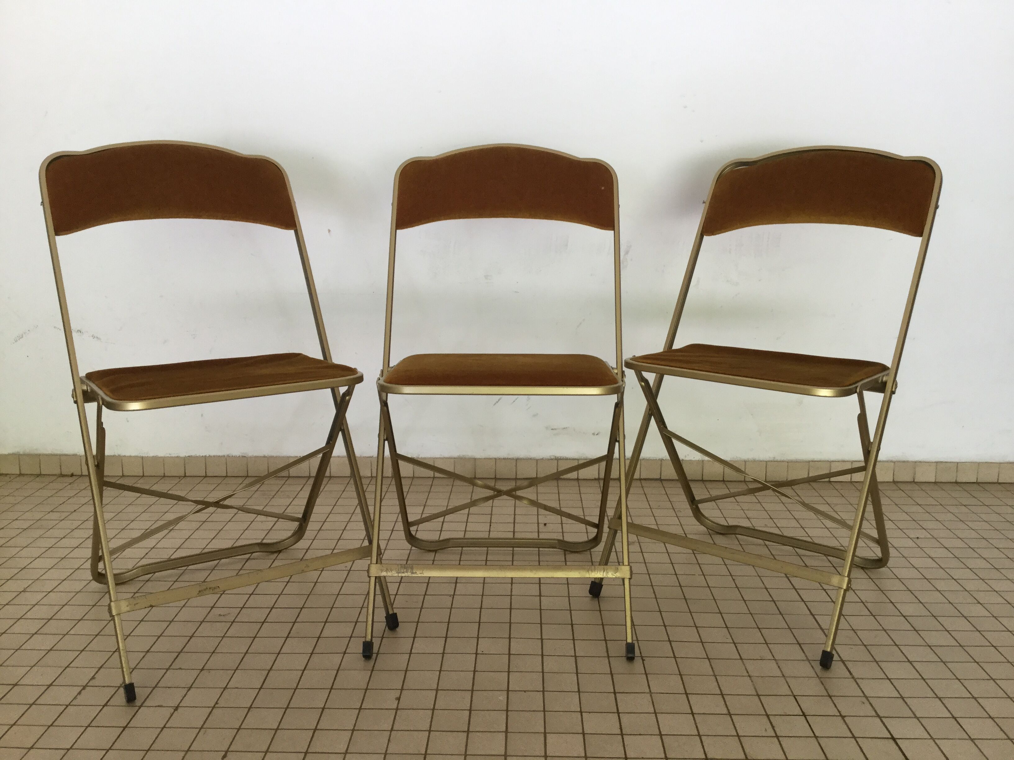 Lot de 3 chaises pliantes