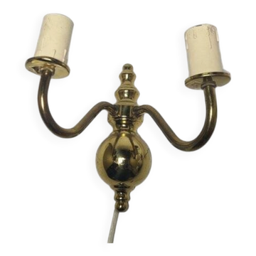 Two-armed wall lamp, Sweden, 1970s
