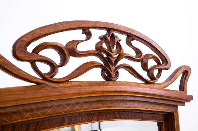 Art Nouveau mirror, France, ca. 1920.