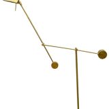 Minimalist floor lamp with counterweight, by Sölken. 1960s