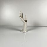 White porcelain single-stem vase