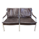 Leather sofa by Preben Fabricius and Jorgen Kastholm for Walter Knoll