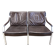 Leather sofa by Preben Fabricius and Jorgen Kastholm for Walter Knoll
