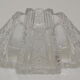 Vintage Cut Crystal Glass Vase, Glasswork Novy Bor, 1950's.