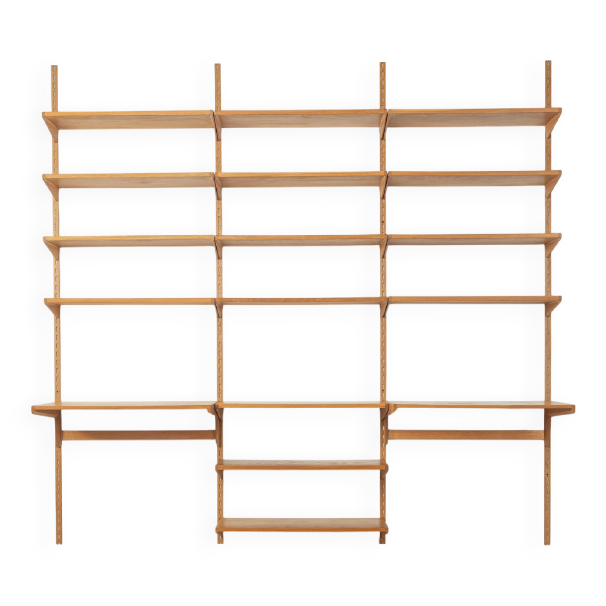 1960s wall shelf, Kai Kristiansen, FM Møbler