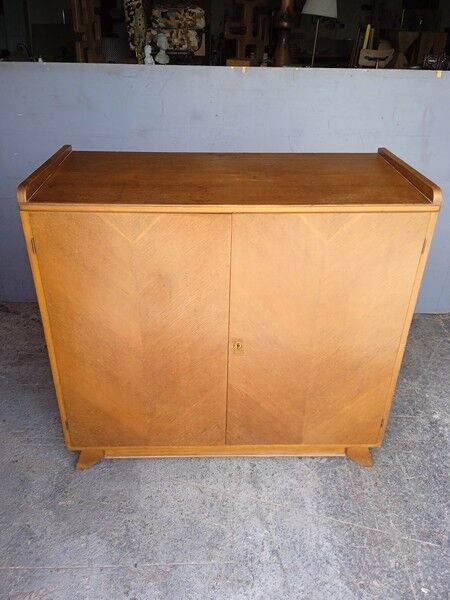 Low sideboard 2 doors vintage period 1950s