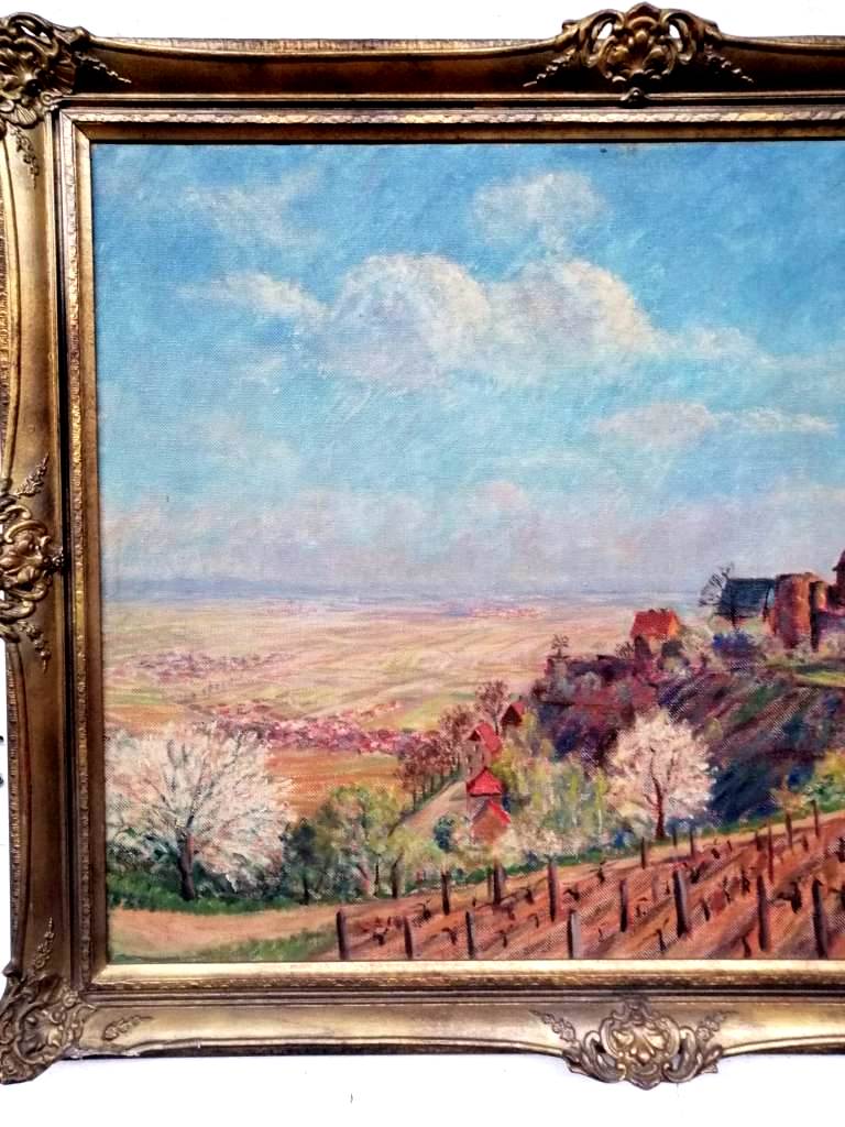 Painting "Vineyards of Alsace".