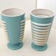 Paire de grands vases Art Déco 1940' Saint-Clément (H 25,5 cm)