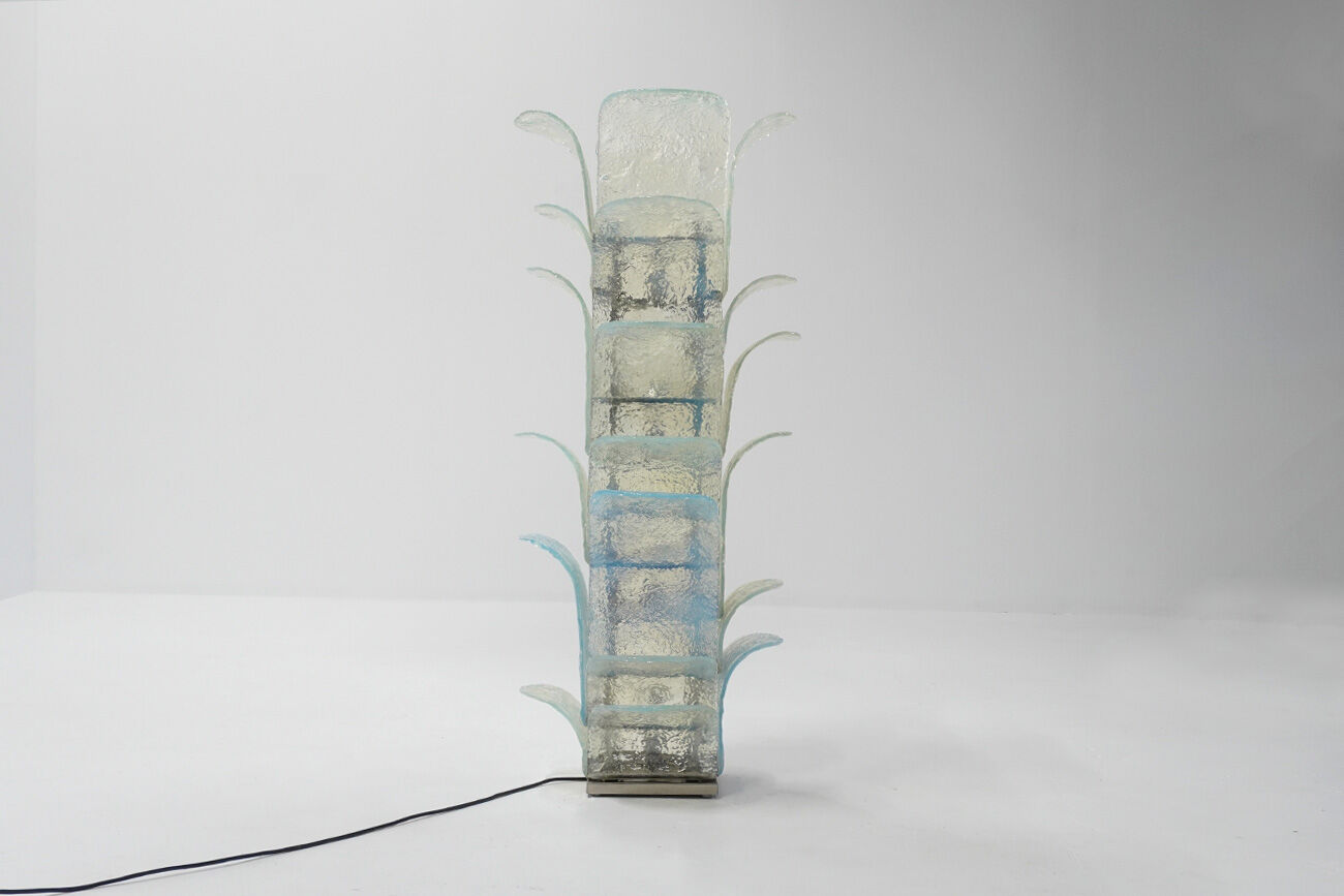 Lampadaire "Cactus" LT320 de Carlo Nason pour Mazzega, Italie, années 1960.
