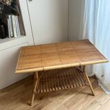 Rattan coffee table