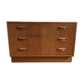 Commode en teck style scandinave
