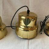 Scandinavian gold pendant lamp
