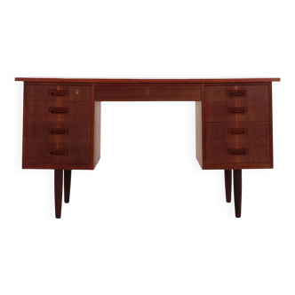 Teak desk, Danish design, 1970s, production: Denmark