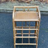 Rattan and wicker shelf 45x35x75cm