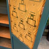 Art Deco glass Parisian wardrobe