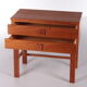 Vintage teak chest of drawers with leather handles by fröseke nybrofabrik, 1970s