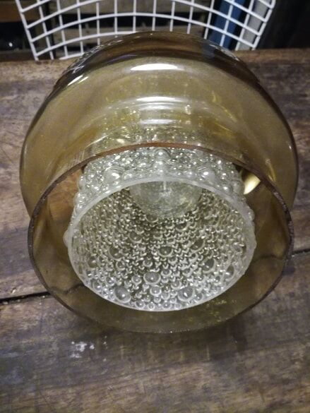 Glass hanging