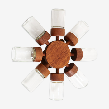 Scandinavian teak spice wheel Digsmed