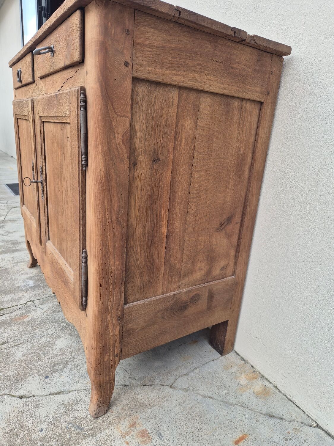 18th century Louis XV period sideboard in solid oak