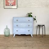 Blue vintage dresser