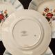 4 vintage Sarreguemines “Claude” dinner plates - Earthenware with floral decoration