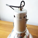 Hanging lamp industrial aluminum 1950 1960