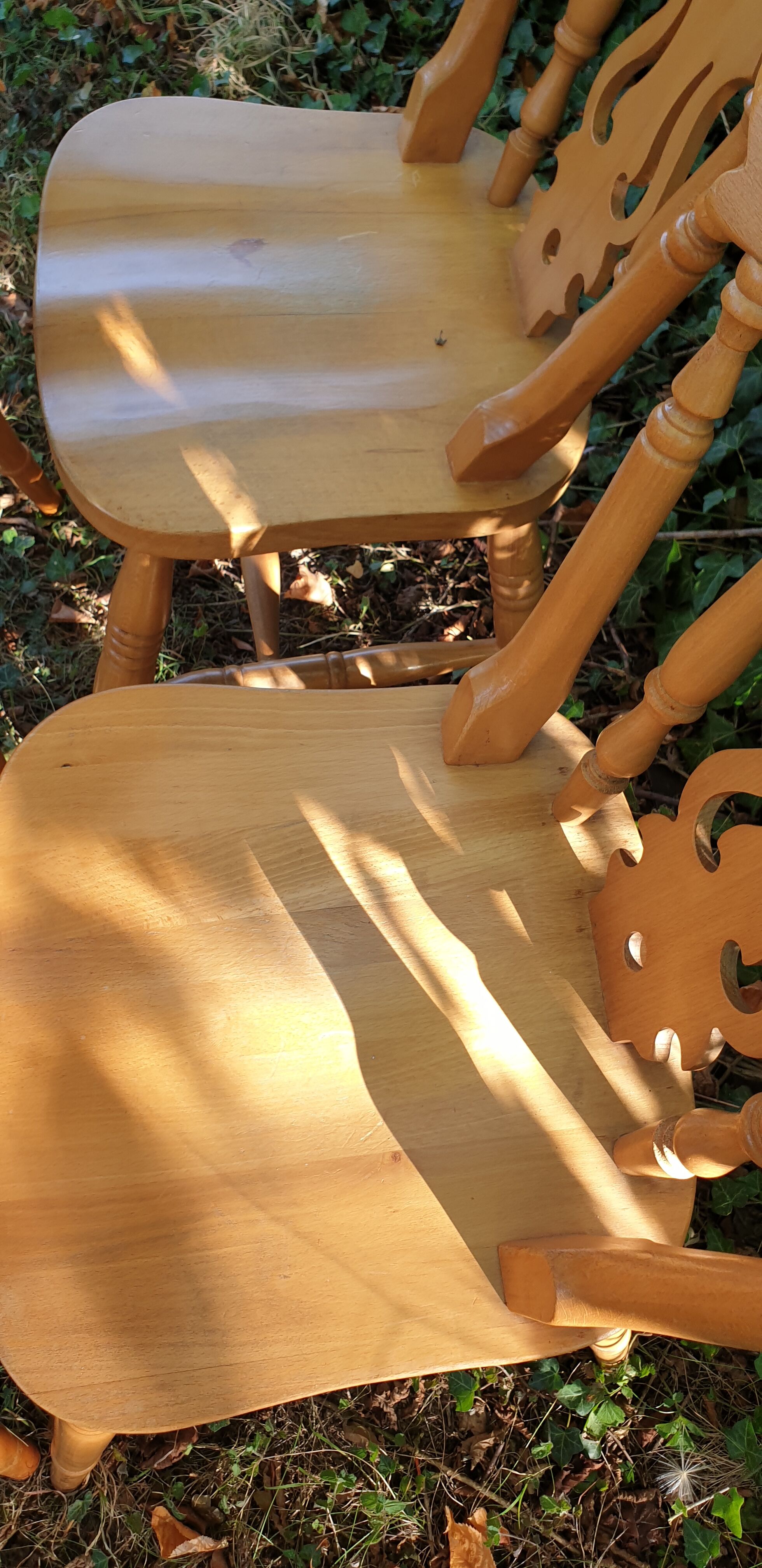 4 chaises western