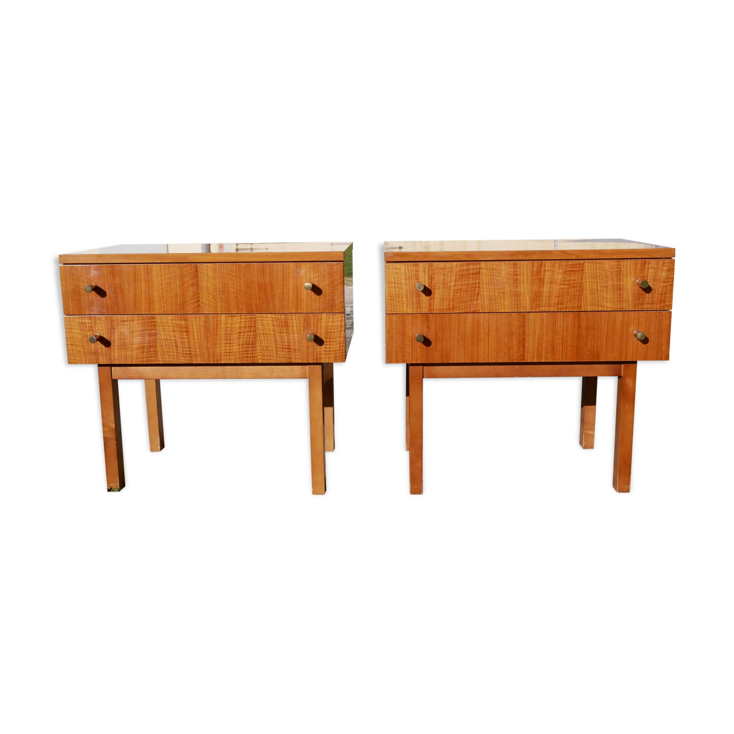 Paire de chevets vintage